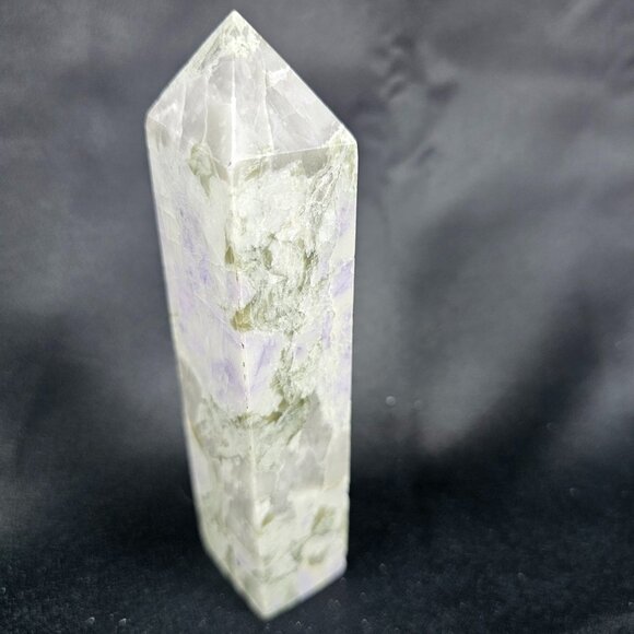 Green & Purple Jade Tower - Picture 1 of 10